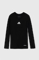 adidas Performance longsleeve copii TEAM BASE TEE print negru GN5710