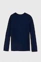 Otroška dolga majica adidas Performance TEAM BASE TEE GN5712 mornarsko modra AW24