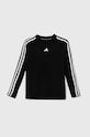 adidas longsleeve dziecięcy J TR-ES 3S LS IW0846 czarny AW24