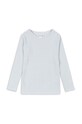 Хлопковый детский лонгслив Konges Sløjd MINNIE BLOUSE GOTS хлопок голубой KS101605