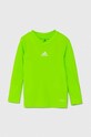 adidas Performance longsleeve copii TEAM BASE TEE Y print verde GN7513