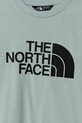 Băieți The North Face longsleeve copii EASL/S TEE NF0A89J21OC1 turcoaz