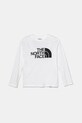 The North Face longsleeve dziecięcy EASL/S TEE pozostałe biały NF0A89J2FN41