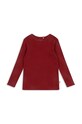 Дитячий бавовняний лонгслів Konges Sløjd MINNIE BLOUSE GOTS бавовна червоний KS102050
