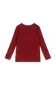 Дитячий бавовняний лонгслів Konges Sløjd MINNIE BLOUSE GOTS KS102050 червоний AW24