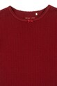 Chłopiec Konges Sløjd longsleeve bawełniany dziecięcy MINNIE BLOUSE GOTS KS102050 czerwony