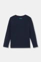 Fila longsleeve din bumbac pentru copii LIEPGARTEN FAK0361 bleumarin AW24