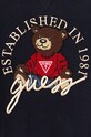 Dječaci Dječja pamučna dukserica Guess H4BJ07.KAX73.9BYH mornarsko plava