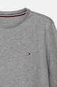 Παιδικό βαμβακερό μακρυμάνικο Tommy Hilfiger 2-pack UK0UK00077.9BYH γκρί