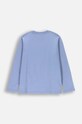 Coccodrillo longsleeve bawełniany dziecięcy ZC4143106VBA niebieski AW24