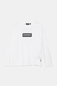 Napapijri longsleeve din bumbac pentru copii S-CHAMOIS LS print alb NP0A4HYK0021.134.164