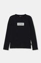 Napapijri longsleeve din bumbac pentru copii S-CHAMOIS LS print negru NP0A4HYK0411.134.164