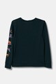 Хлопковый лонгслив Burton ANIMAL SHOW 243611 бирюзовый AW24