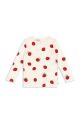 Dječja pamučna majica dugih rukava Konges Sløjd MINNIE LADYBUG BLOUSE GOTS KS102208 bež AW24