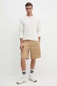 Хлопковая кофта Calvin Klein Jeans J30J325647 бежевый AW24