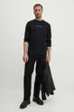 Karl Lagerfeld camicia a maniche lunghe nero