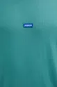 Βαμβακερή μπλούζα με μακριά μανίκια Hugo Blue Ανδρικά