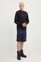 Бавовняний лонгслів Hugo Blue 50519962 чорний AW24