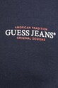 Хлопковый лонгслив Guess Jeans тёмно-синий M4YI54.K8HM0