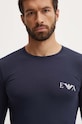Odzież Emporio Armani Underwear longsleeve lounge 111023.4F715 granatowy