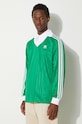Tričko s dlouhým rukávem adidas Originals Adicolor Piqué Football Long Sleeve zelená IX5225