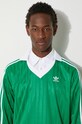 adidas Originals camicia a maniche lunghe Adicolor Piqué Football Long Sleeve IX5225 verde