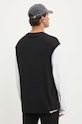 Одяг Бавовняний лонгслів Karl Lagerfeld Jeans 245D1706 чорний