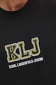 Бавовняний лонгслів Karl Lagerfeld Jeans 245D1706 чорний