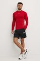 adidas Performance longsleeve treningowy Techfit COLD.RDY HP0572 czerwony AW24