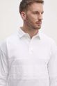 United Colors of Benetton longsleeve bawełniany biały 3G9WU3020