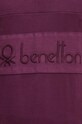 Хлопковый лонгслив United Colors of Benetton 3G9WU3020 фиолетовой