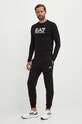 EA7 Emporio Armani longsleeve PJVQZ.6DPT64.1200 negru AW24