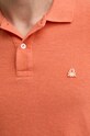 Bavlněné tričko s dlouhým rukávem United Colors of Benetton 3088U3025 oranžová