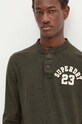 Superdry longsleeve din bumbac verde M6010838A.3KV