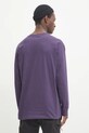 Odjeća Pamučna majica dugih rukava Vans VN0A49LC11E1 ljubičasta