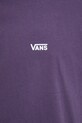 Pamučna majica dugih rukava Vans VN0A49LC11E1 ljubičasta