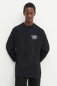 Vans longsleeve din bumbac VN0A2XCMY281 negru AW24