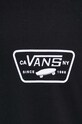 Vans longsleeve din bumbac negru VN0A2XCMY281