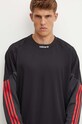 Tričko s dlouhým rukávem adidas Originals černá IX9640