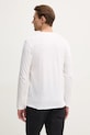 Ρούχα Βαμβακερή μπλούζα με μακριά μανίκια Sisley 3WF0S1013 λευκό