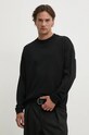 BALR. longsleeve din bumbac Game Day B1111.1058 negru AW24