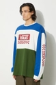 Vans cotton longsleeve top Premium Classics LX Branded Panel multicolor VN000K2KBXU1