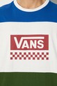Bavlněné tričko s dlouhým rukávem Vans Premium Classics LX Branded Panel VN000K2KBXU1