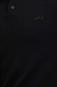 Vuneni pulover A.P.C. polo jacob logo WVAWM.H23324 crna
