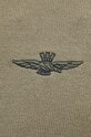Aeronautica Militare pulover de bumbac MA1502L506 verde