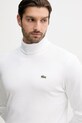 Lacoste longsleeve bawełniany biały UH2828