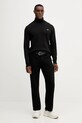Lacoste longsleeve bawełniany UH2828 czarny AW25