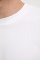 Pamučna majica dugih rukava Sisley 3B7SS1045 bijela