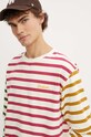 Desigual longsleeve din bumbac CAROLINAN bej 24WMTK37