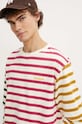 Desigual longsleeve din bumbac CAROLINAN bej 24WMTK37